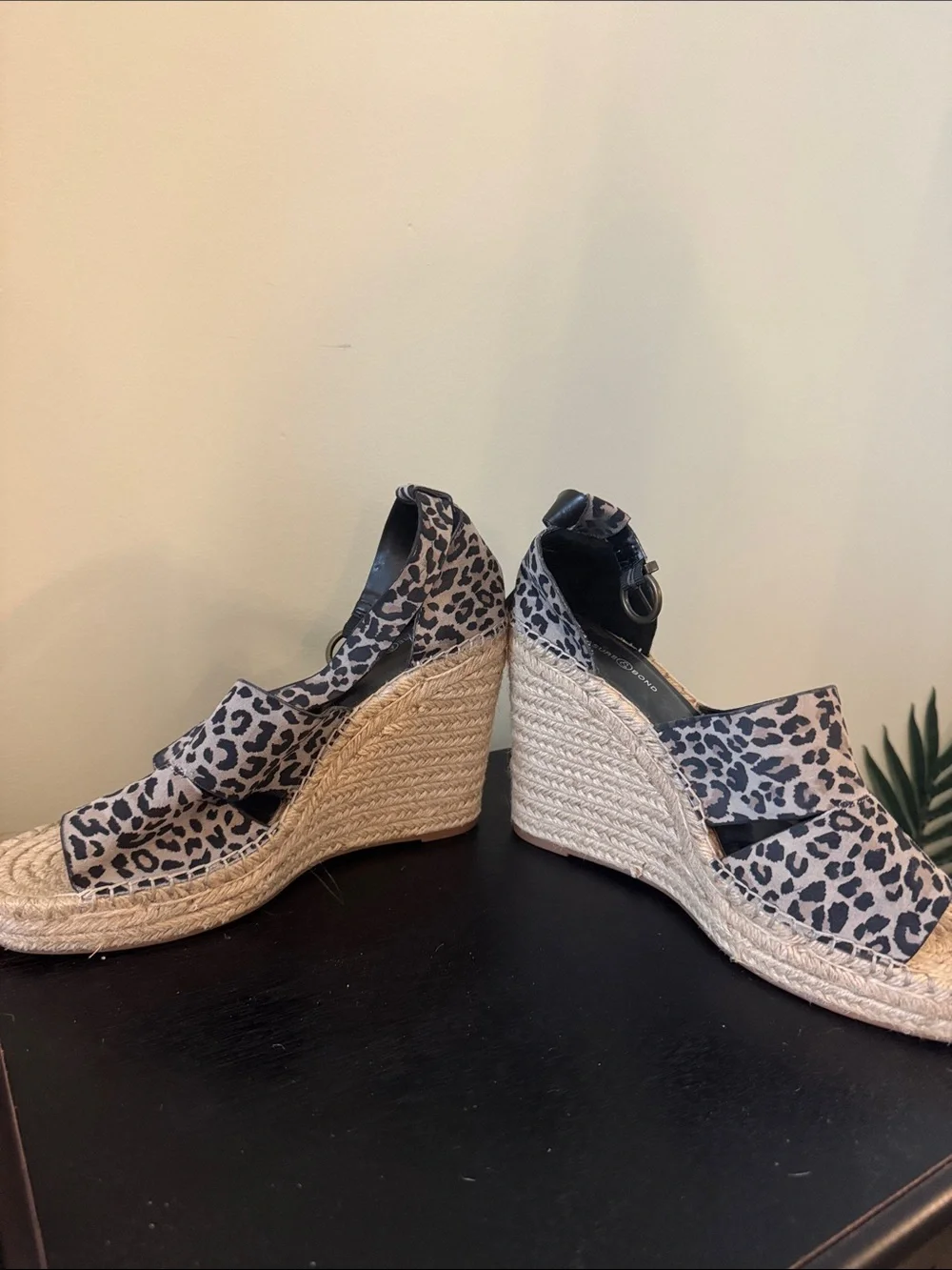 Treasure & Bond Leopard Print Wedges